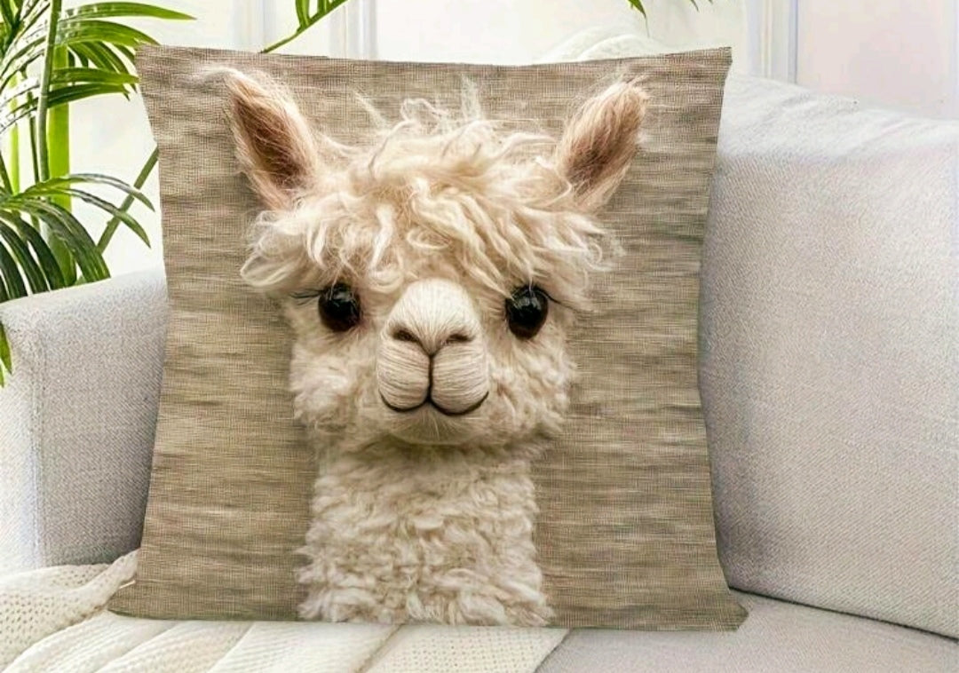 Housse de coussin Alpaga